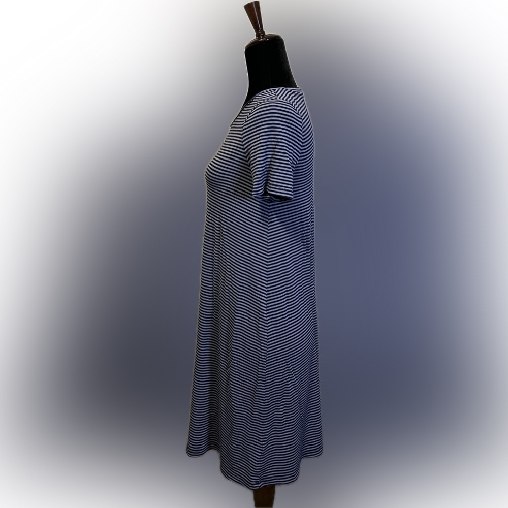 GAP Striped Blue T- Shirt Dress size XS - Picture 8 of 16